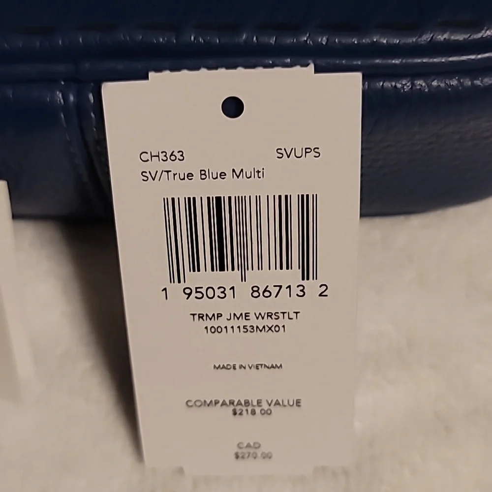 Coach Jamie Wristlet Pouch W/ Belt And Hangtag Embossing NWT - Picture 3 of 5